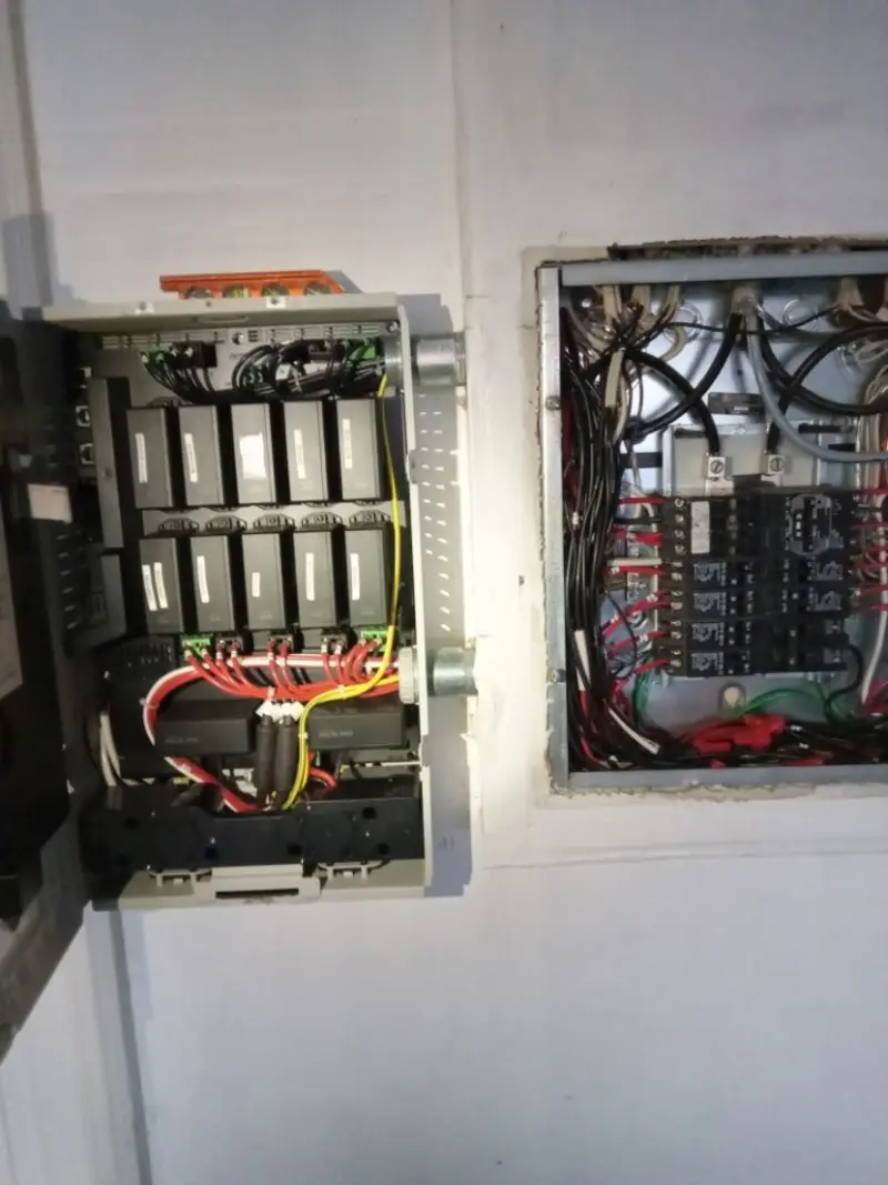 Electrical panel upgrade completed for Security Camera Wiring in North Miami Beach